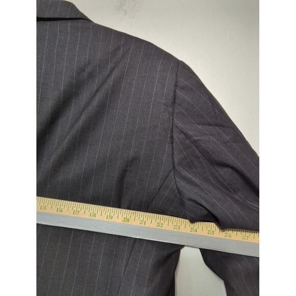 Whitcomb‎ & Shaftesbury Mens Bespoke Sport Coat Two Button Dark Gray Size 40R - Picture 7 of 10